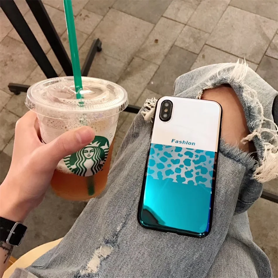 Leopard Girl Case For iPhone XS Max XR X 8 7 6S 6 Plus Women Cover (9)