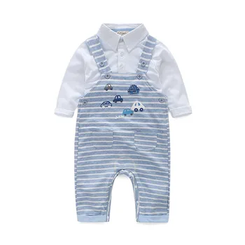 

Newborn Infant Boy Clothing Spring Autumn Baby Boy Clothing Set Fashion Underwear Vetement Garcon Straps Bebek Takim