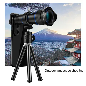 

HD Mobile Phone Telescope 4K 22x Zoom Telephoto Lens External Smartphone Camera Lenses for IPhone Samsung Smartphone