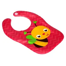 3 цвета Новые Детские полупрозрачные пластиковые мягкие детские непромокаемые нагрудники EVA Levert Прямая поставка Jan12