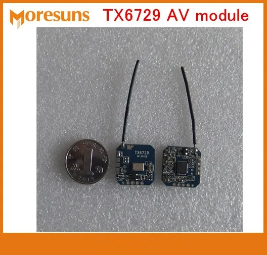 

Free Ship 10PCS/lot 2.4G Small low power wireless audio and video transmission module launch module TX6729 AV transmitter module