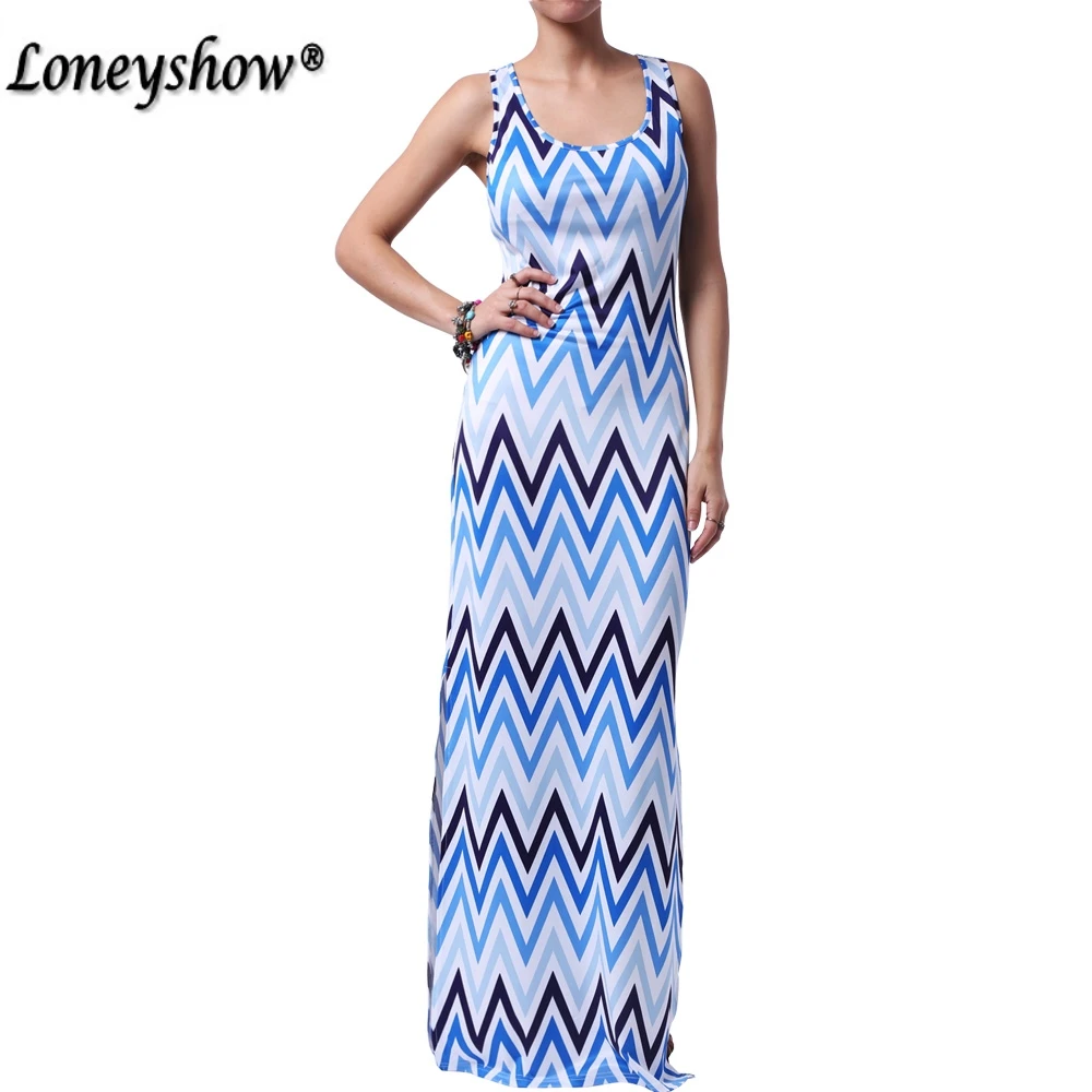 long blue sundresses