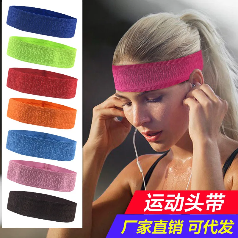

Sports Yoga Gym Stretch Headband Head Band Hair Band Sweat Sweatband Mens Women running