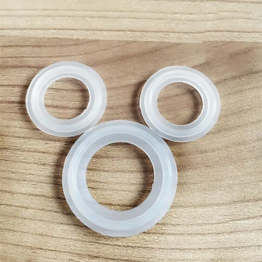 

5 PCS Fit 63mm Pipe OD 2.5" Tri Clamp Sanitary Silicon Sealing Gasket Strip Homebrew For Diopter Ferule Fitting