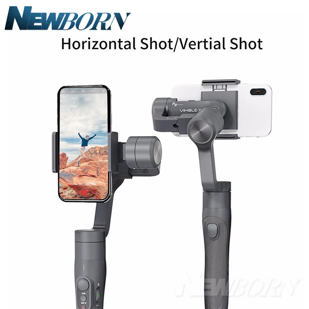  Feiyu vimble 2 vimble2 Smartphone 3-Axis Handheld Gimbal Stabilizer for iPhone X Gopro Hero sjcam c