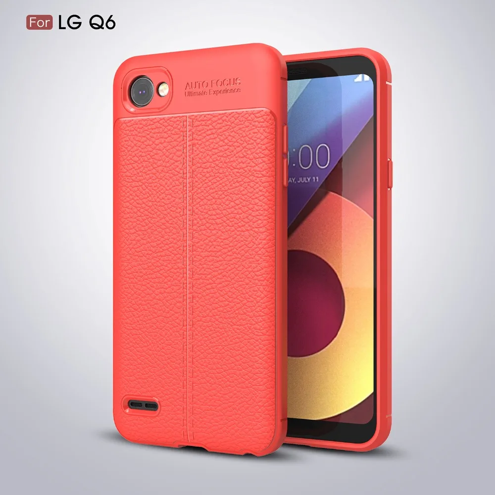 Для LG Q6 PLUS Чехлы Kyoko бизнес грязеотталкивающие простые для телефона Супер мягкие