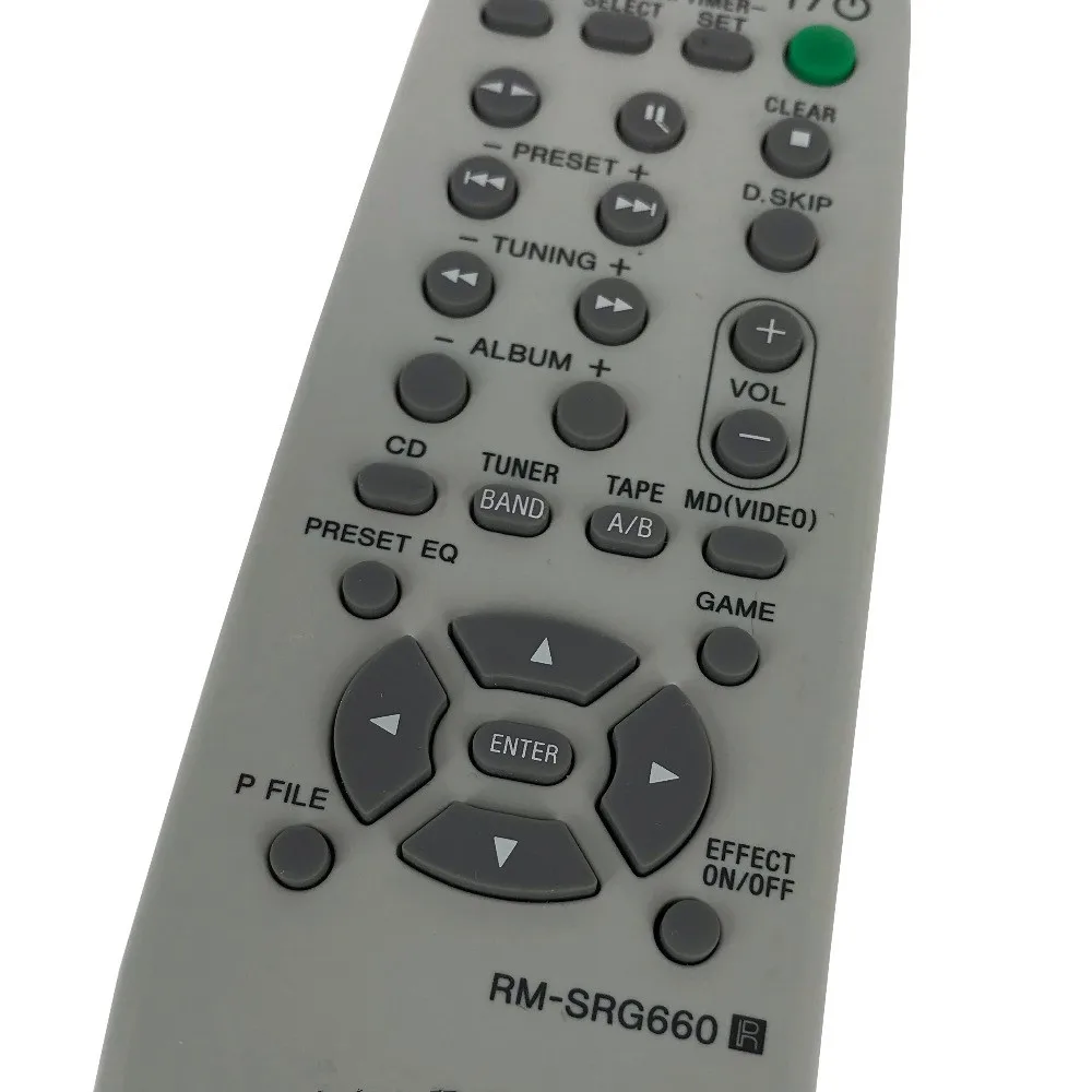 Используется оригинал для SONY RM SRG660 Hi Fi системы дистанционного управления MHC RG330