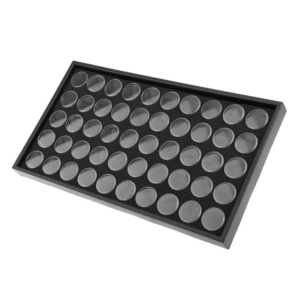 Pack 50 Grids Jewelry Nail Box Organizer Storage Container Nail Art Rhinestone Case, Small Size
