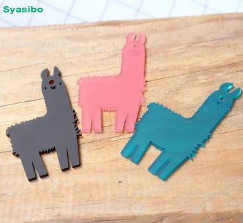 

38mm/76mm Llama Acrylic Clear Blank /Mat/ Mirror / White Black Pink Alpaca Keychains Party Ornaments 3"-AC1496