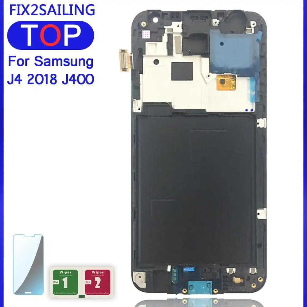 Жк дисплей для Samsung Galaxy J4 2018 J400F сменный сенсорный экран с цифровым