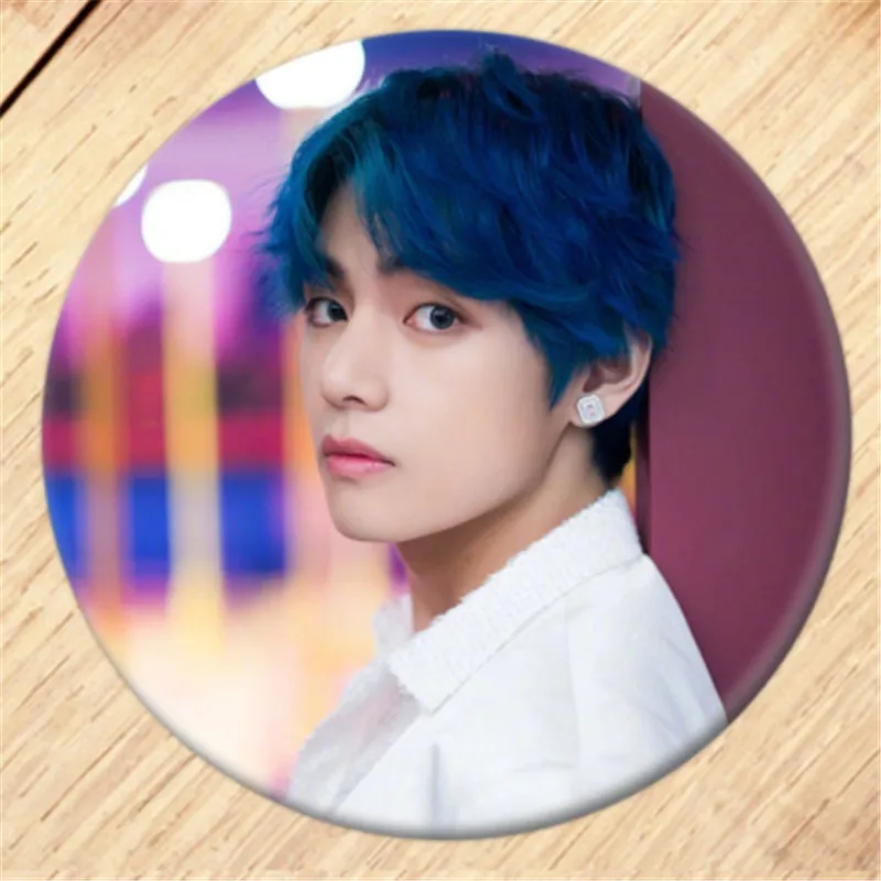 

1pcs 2019 Kpop Album MV Badge JIMIN V SUGA Brooch Pins Collection Badges For Backpacks Decoration 19175