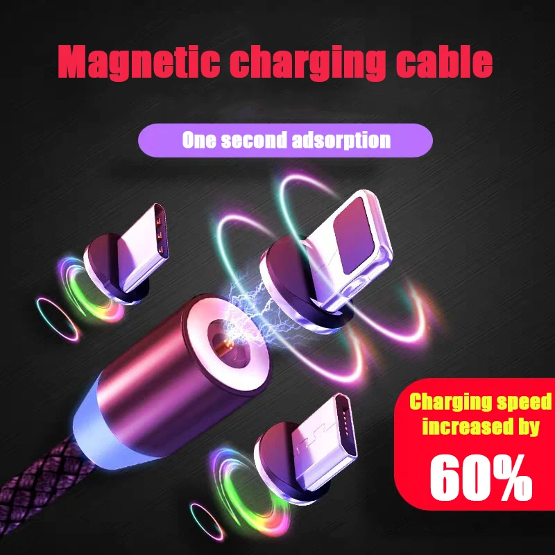 

Magnetic Cable Micro usb Type C Fast Charging Adapter Phone Microusb Type-C Magnet Charger usb c For iPhone Samsung xiaomi