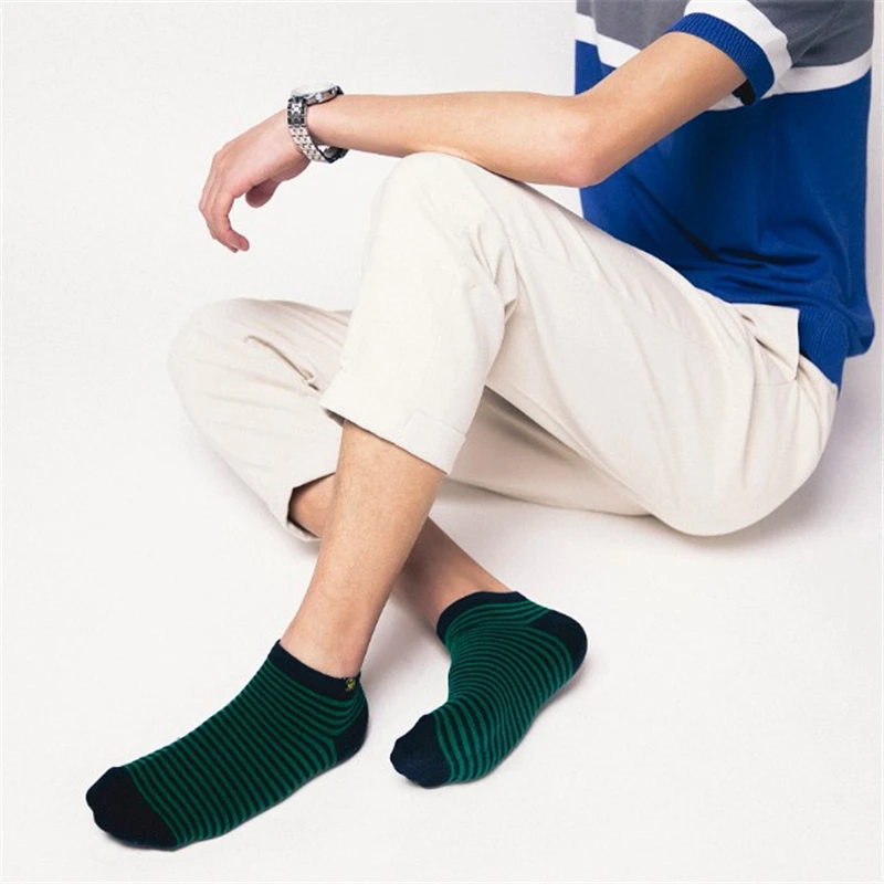 Pier Polo calcetines hombre Модные мужские повседневные носки коттоновые дезодорант полоса
