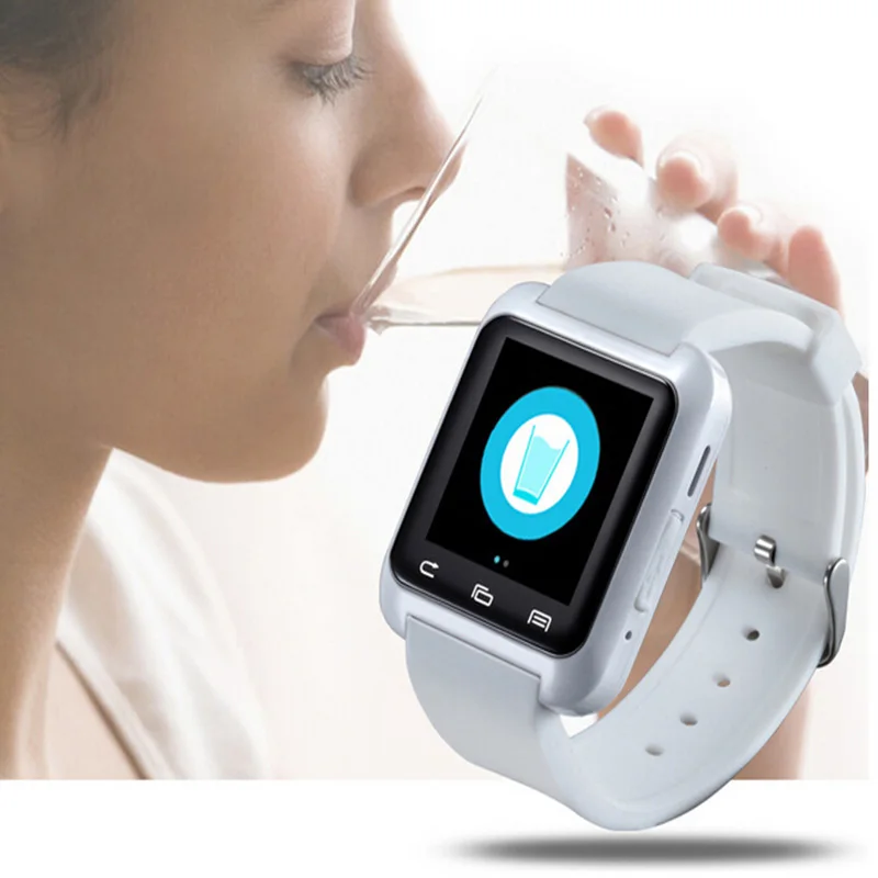 Оригинальные умные часы U80 с Bluetooth наручные для Apple iPhone 55S 6 Plus Huawei LG Android Phone