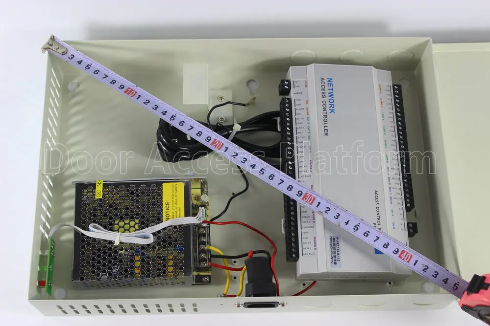 8 дверей блок питания PSU+ 8 rfid-считыватели+ 8 нет сенсорная кнопка для выхода 8 двери управление доступом Лер сеть TCPIP веб-контроль+ карта эмпиент комплект