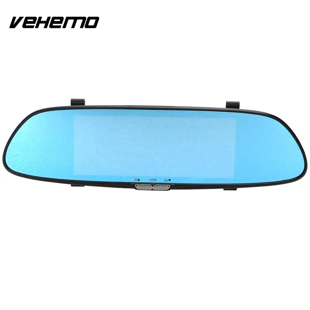 

Vehemo 7''TFT LCD Vehicle Rearview Mirror Recorder DVR Camera Rearview Premium Car DVR Kits Security