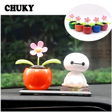 CHUKY 1 шт. автомобильный Стайлинг тряски повязка с цветами на голову интерьер солнечные аксессуары для Audi a3 a4 b6 b8 b7 b5 a6 Volkswagen VW Polo Golf 4 5