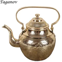 Ручной работы из чистой меди Чай горшок воды чайник 750 мл 950 мл 1300 мл Жасмин Чай зеленый сырой пуэр чай longjing Чай пуэр чай tieguanyin Чай-непроливайка