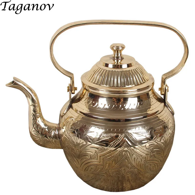 Ceny Handmade czysta miedź czajniczek czajnik wodny 750 ml 950 ml 1300 ml jaśminowa herbata zielona surowa puer longjing herbata pu erh tieguanyin dzbanek do herbaty