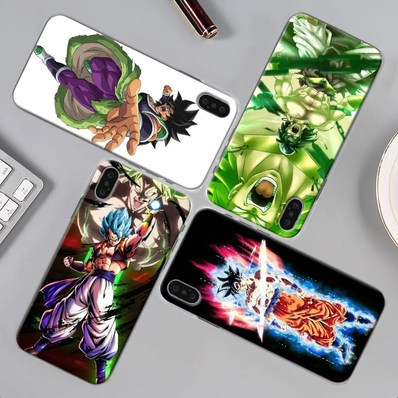 Dragon Ball Saiyan Goku Vegetto Broly чехол для телефона для Apple iPhone X XR 7 8 Plus 6 6s Plus XS MAX 11 Pro Max SE чехол для телефона Coque