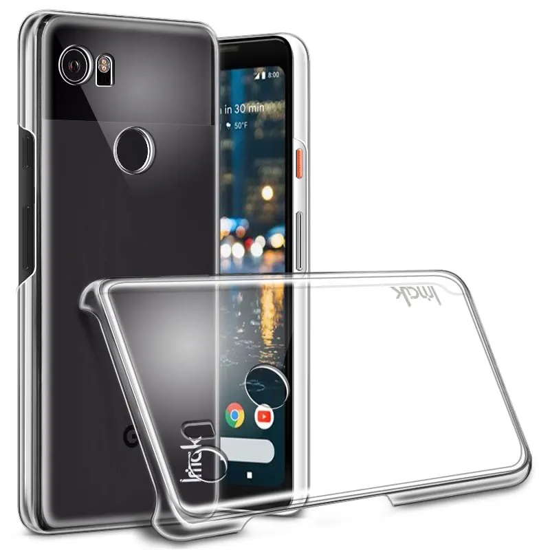 

sFor Google Pixel 2 XL Case IMAK Clear Crystal PC Hard Plastic Back Cover Case For Google Pixel 2 XL Pixel2 XL Phone Cases