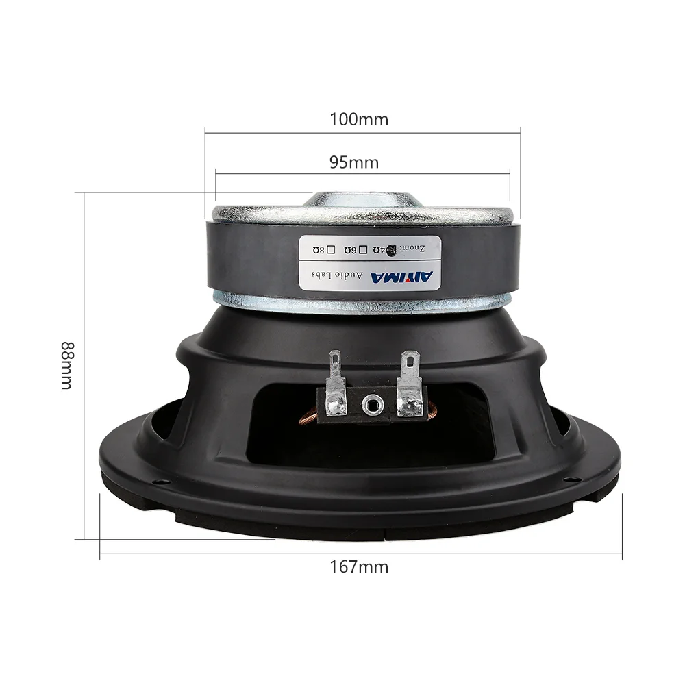 AIYIMA 6.5 Inch Woofer Audio Speaker High Power