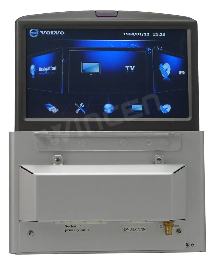 6 5 &quotавтомобильный DVD GPS плеер для Volvo XC90 с 3D меню USB SD ТВ моторизованная панель