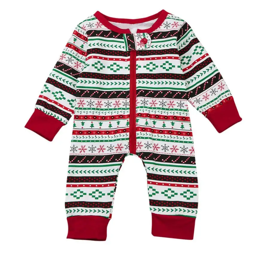 

LONSANT Romper Newborn Infant Baby Boy Print Romper Jumpsuit Christmas Outfits Brother Clothes Dropshipping Wholesale