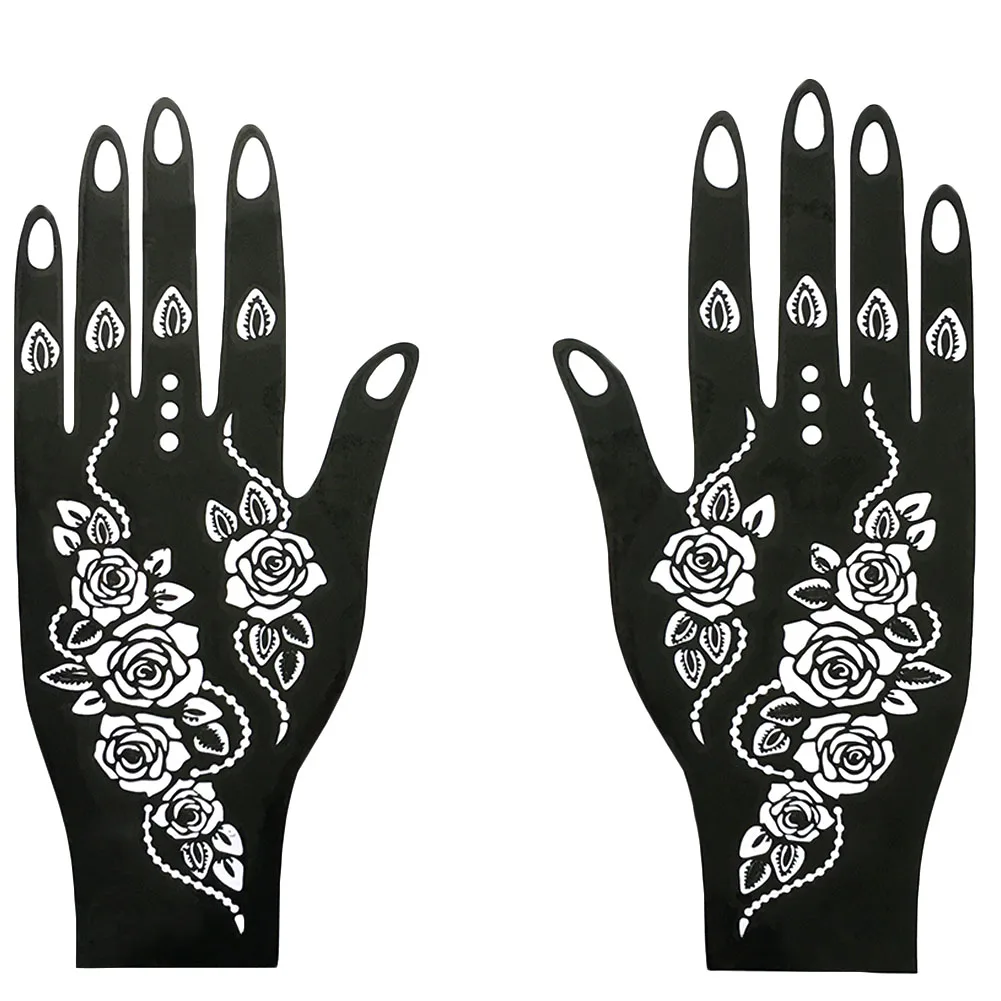 1x индийские временные тату хной трафареты художественная наклейка рука тело