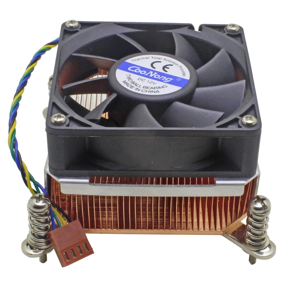 2U сервер процессор кулер медный радиатор для Intel Xeon LGA 1155 1156 1150 1151 промышленная рабочая станция Компьютер охлаждения