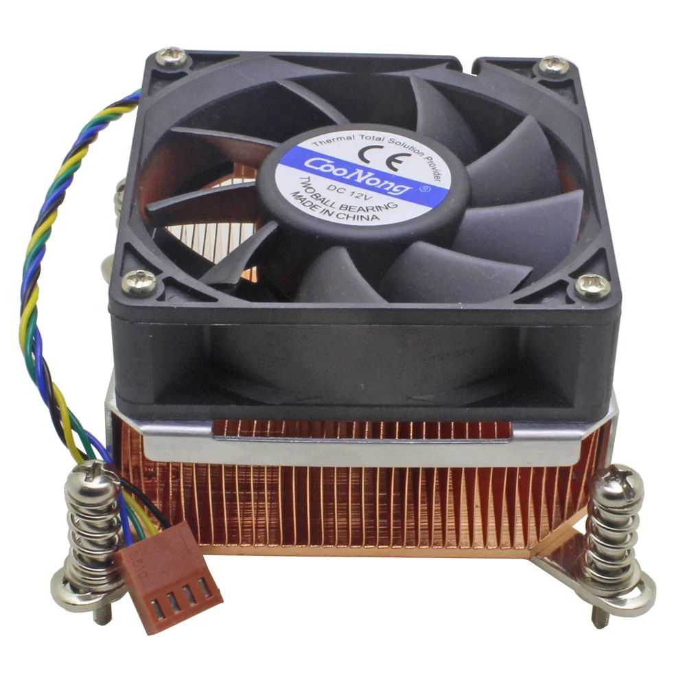 Cooler Cooler para Cpu Servidor 2u Dissipador de Calor para Intel Xeon Lga 1155 1156 1150 1151 Estação de Trabalho Industrial Resfriamento para Computador Ventiladores e resfriadores - Imagem 2
