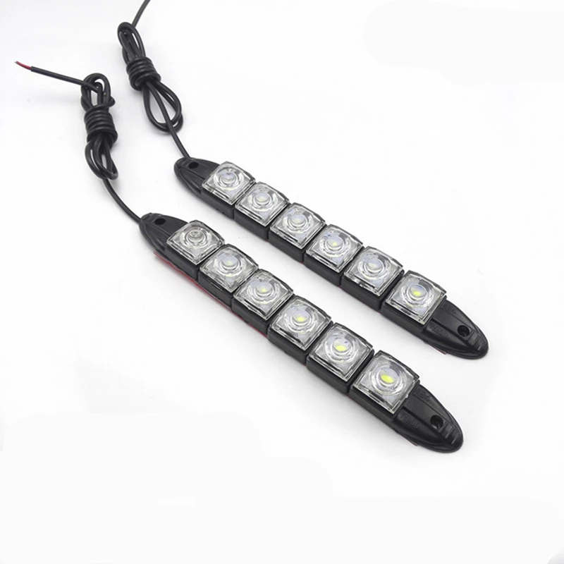 

1 pcs Universal Daytime Running Light Flexible high power super bright DRL Car LED daytime running light 6SMD Multicolor
