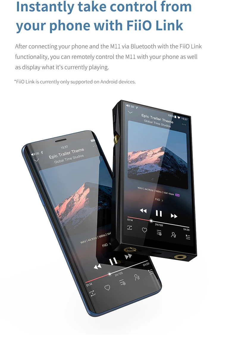 FiiO M11 HIFI аудио на базе Android Bluetooth без потерь портативный музыкальный плеер MP3 USB DAC wifi/Air Play/Spotify aptx-HD/LDAC DSD