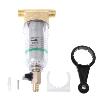 

4 Points Prefilter Stainless Steel Water Filter Purifier Mesh Copper Tap Faucet