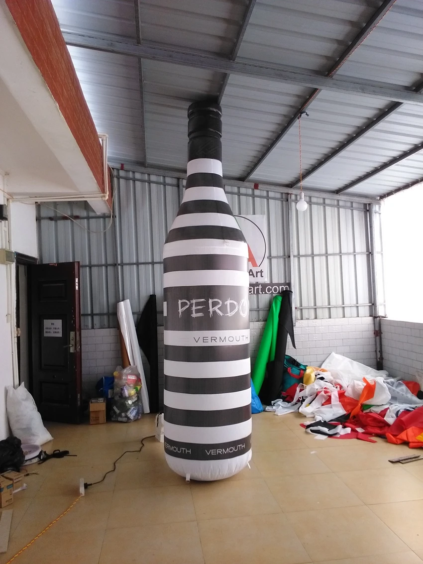 10 футов высокая модель продукта надувная бутылка с пивом для рекламы и продвижения по скидке