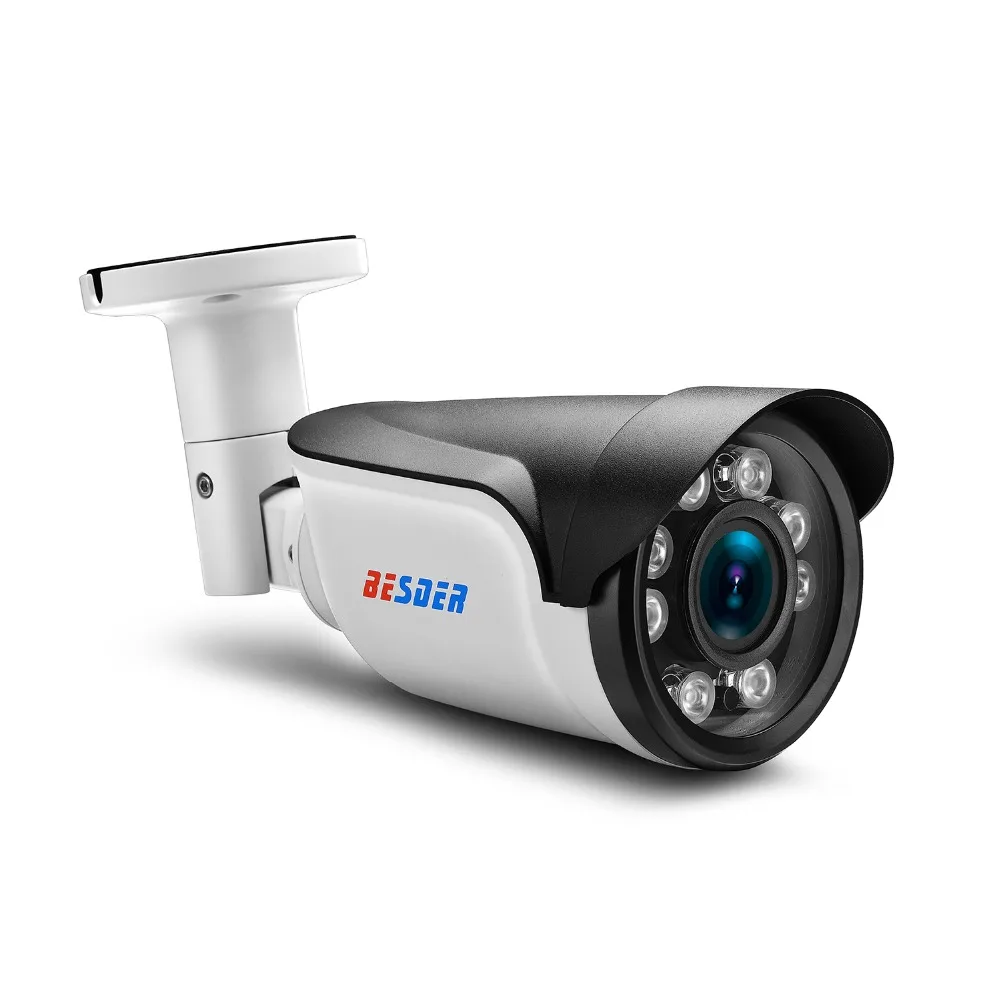 

BESDER Mini Bullet 2MP Camera Sony IMX323 AHD Camera HD 1080P 6pcs Powerful Array LED 30M IR Distance Video Surveillance Camera