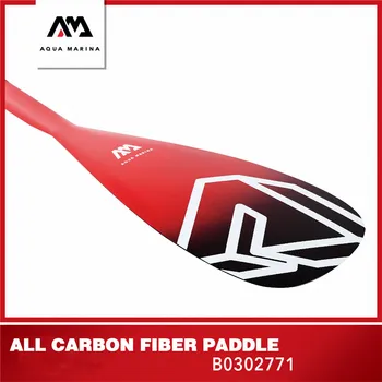 

AQUA MARINA 2019 New Upgrade Carbon Pro Full-Carbon Fibre SUP Paddle Inflatable Surf Board Paddle Kayak Oar T-handle Surfing