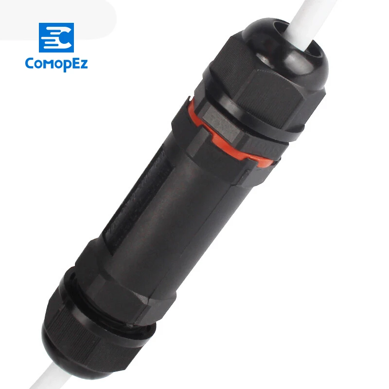1 шт. водонепроницаемый соединитель 3/5 pin IP68 220V & 20a 6 13mm 10 15mm электрический провод