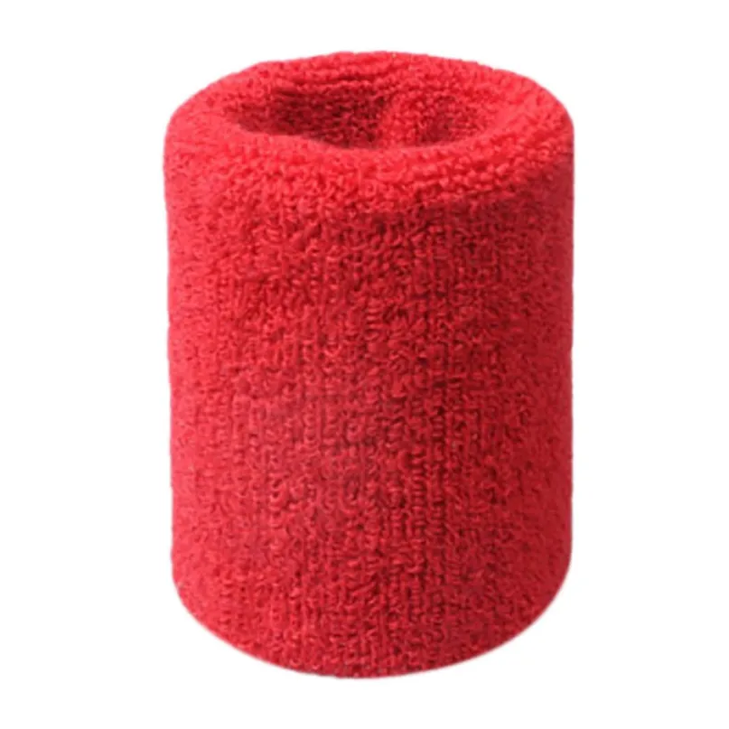 Absorb Sweat Cotton Wristbands Wrist Bands Sweatbands Sweat Band for Sport Tennis Soft and comfortable #2D22 (28)