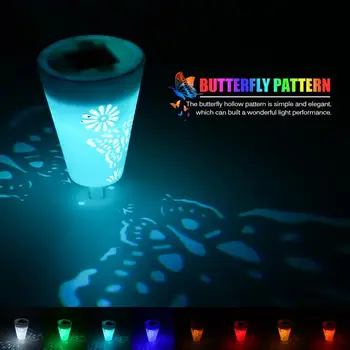 

3pcs Solar Panel Powered LED Lights Spotlight Outdoor Path Spot Lamp Yard Garden Lawn Landscape LED Spot Light For Patio