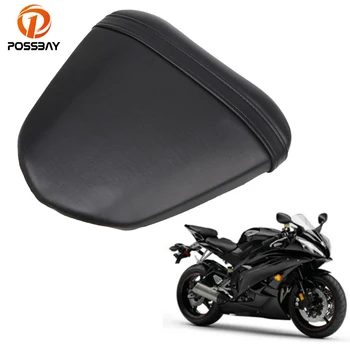 

POSSBAY Motorcycle Seats Rear Passenger Pillion Bike Universal for Yamaha YZF R6 2008 2009 Seat Covers Cafe Racer Rear Seats