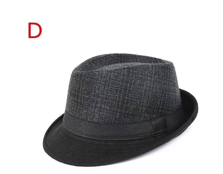 Модные Фирменная Новинка для мужчин повседневное Fedora шапки печатных кепки Chapeu зима Панама Джаз Гангстерские шляпы утепленная одежда 58 см