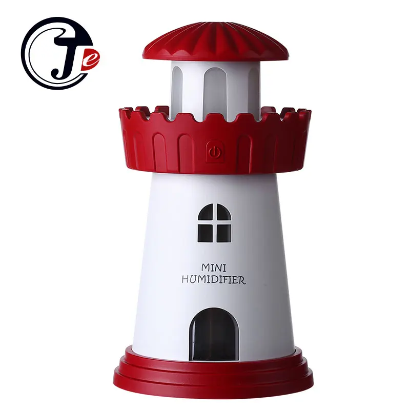 Meilleur Mode Phare LED Humidificateur À Ultrasons Mist Maker Fogger USB Humidificateurs Air Désodorisant Aroma Diffuseur Lampe Appareils Ménagers