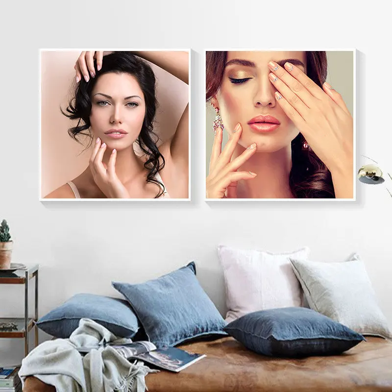 

Fashion Creative Makeup Poster Paintings Beauty Makeup Studio Decoration Picture School Classroom Wall Art Paintings PD2590