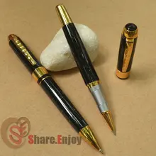 Шариковая ручка+ шариковая ручка 2 шт JINHAO 250 черный с белой полосой золотой отделкой