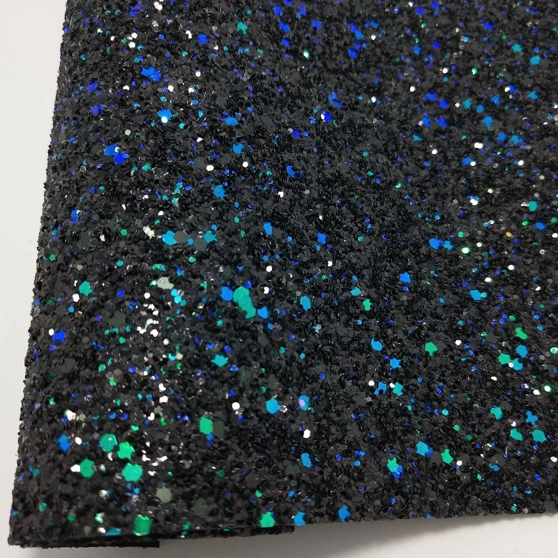 

1PCS A4 SIZE 21X29cm Synthetic Leather, Artificial Leather, Chunky Glitter Fabric For Bow DIY handbags shoes MJ073B