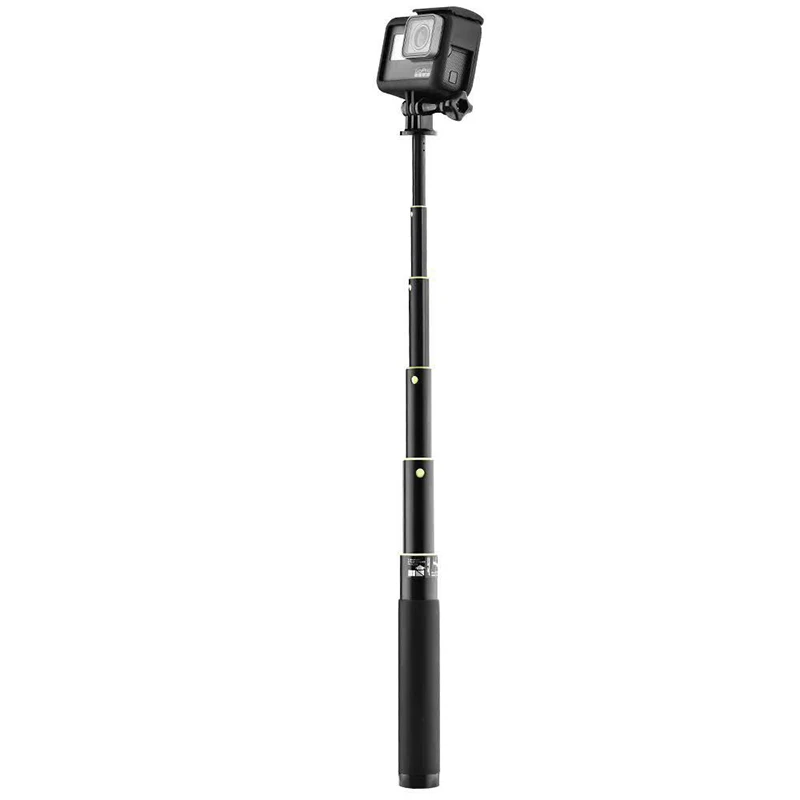 Metal Non-slip Extendable Handheld Selfie Stick Multifunctional Monopod with Remote control clasp for GoPro 5 Camera Accessories (8)