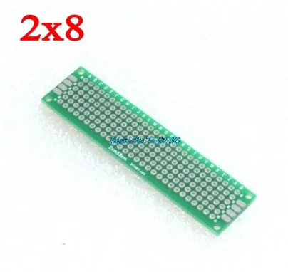 

2x8 3x7 4x6 5x7 6x8 7x9cm Double Side Prototype Diy Universal Printed Circuit PCB Board Protoboard For Arduino