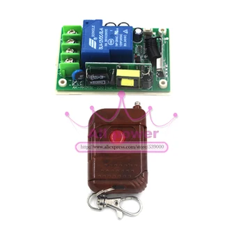 

Long Distance 1 Channel AC 110V RF Wireless Remote Control Switch 30A AC 85V 180V 220V 240V 250V Receiver &Transmitter 200M