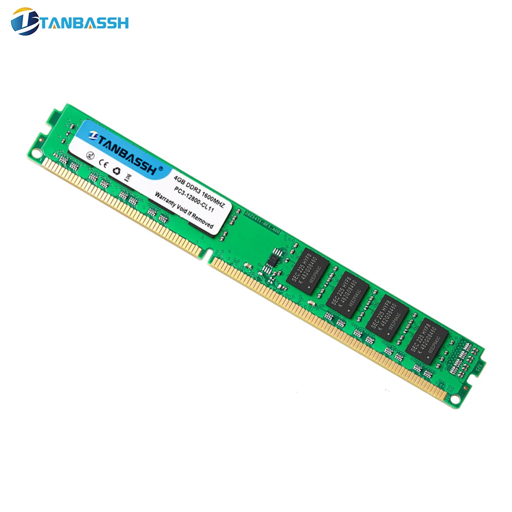 TANBASSH 4 GB/8 GB DDR3 RAM 1333 MHZ/1600 MHz ذاكرة عشوائيّة للحاسوب المكتبي 240pin 1.5 V طويل DIMM إنتل /AMD
